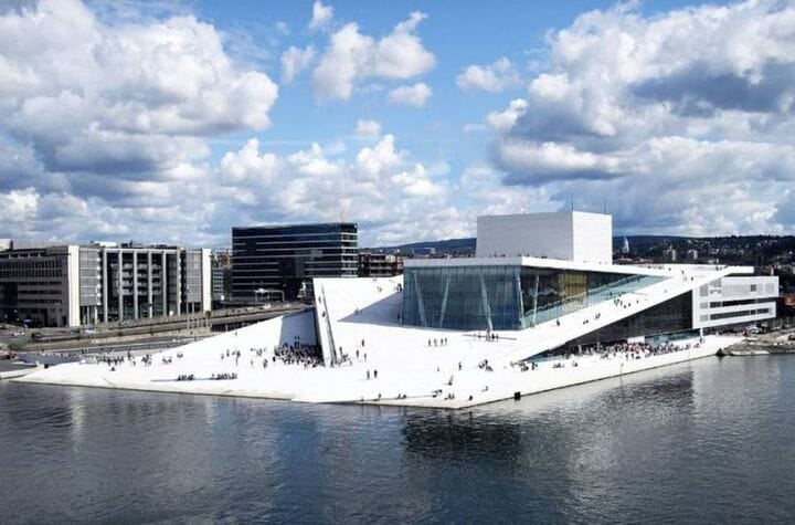 Oslo Opera House conference room with modern design, ideal for events and meetings.