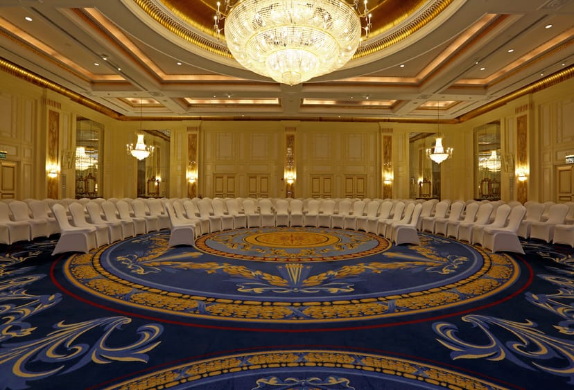 Mubarikkah meeting room at Radisson Blu, Riyadh - elegant circular setup for workshops.