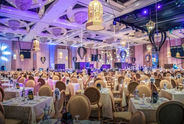 Elegant banquet hall at Four Seasons Riyadh, perfect for events and conferences.