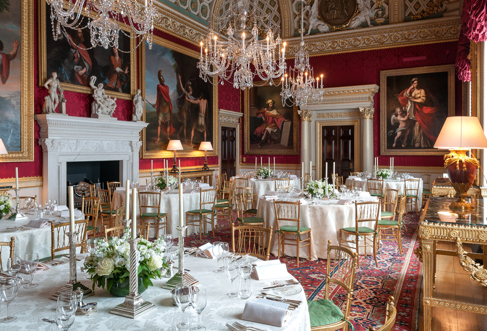 Elegant banquet room at Spencer House, perfect for weddings and corporate galas. - Banner