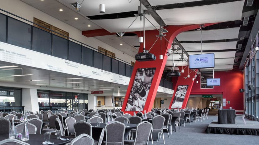 Cusack Suite in Croke Park, spacious venue with modern design for events and meetings.