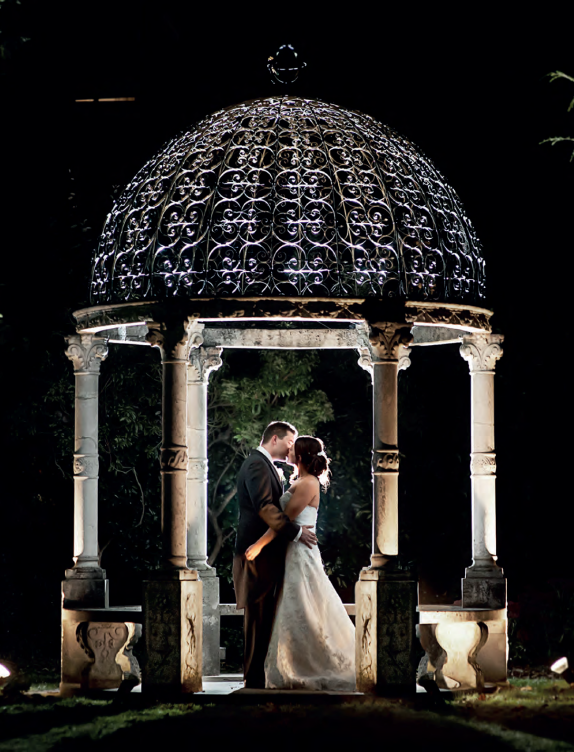 Edwardian Ballroom at Warren House Hotel, romantic gazebo for elegant ceremonies and receptions. - Banner