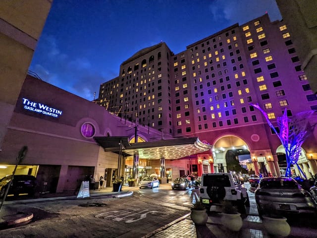 California Ballroom entrance at Westin San Diego, ideal for events and meetings.