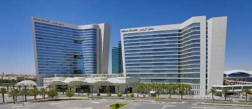Granada Meeting Room at Hilton Riyadh, modern venue for conferences and corporate events.