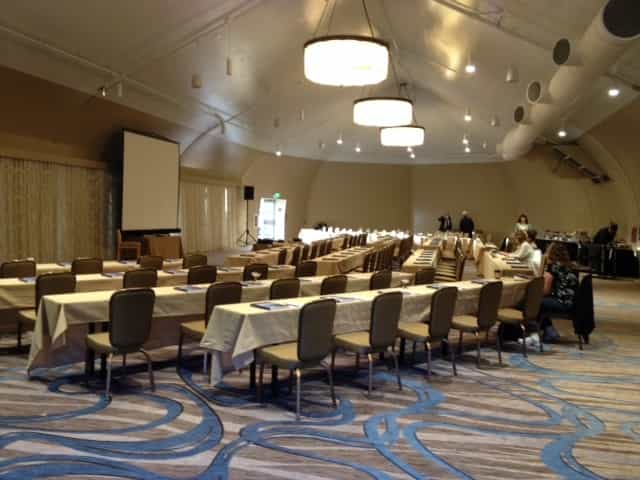 Great Room at DoubleTree San Diego, spacious meeting setup for conferences and workshops.