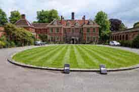 Luxury wedding venue at Lainston House with elegant architecture, ideal for events.