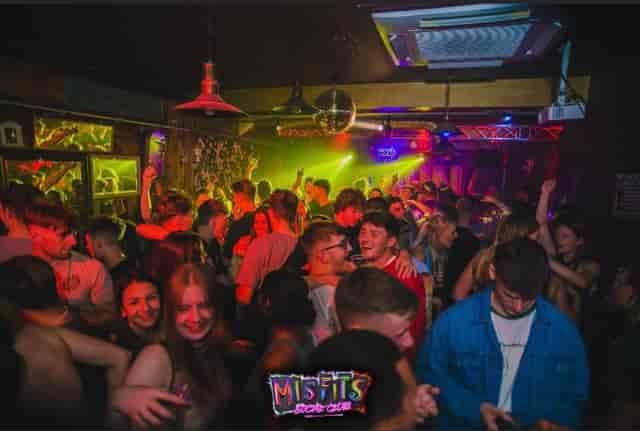 Vibrant nightlife at Misfits Social Club, perfect for events and gatherings.