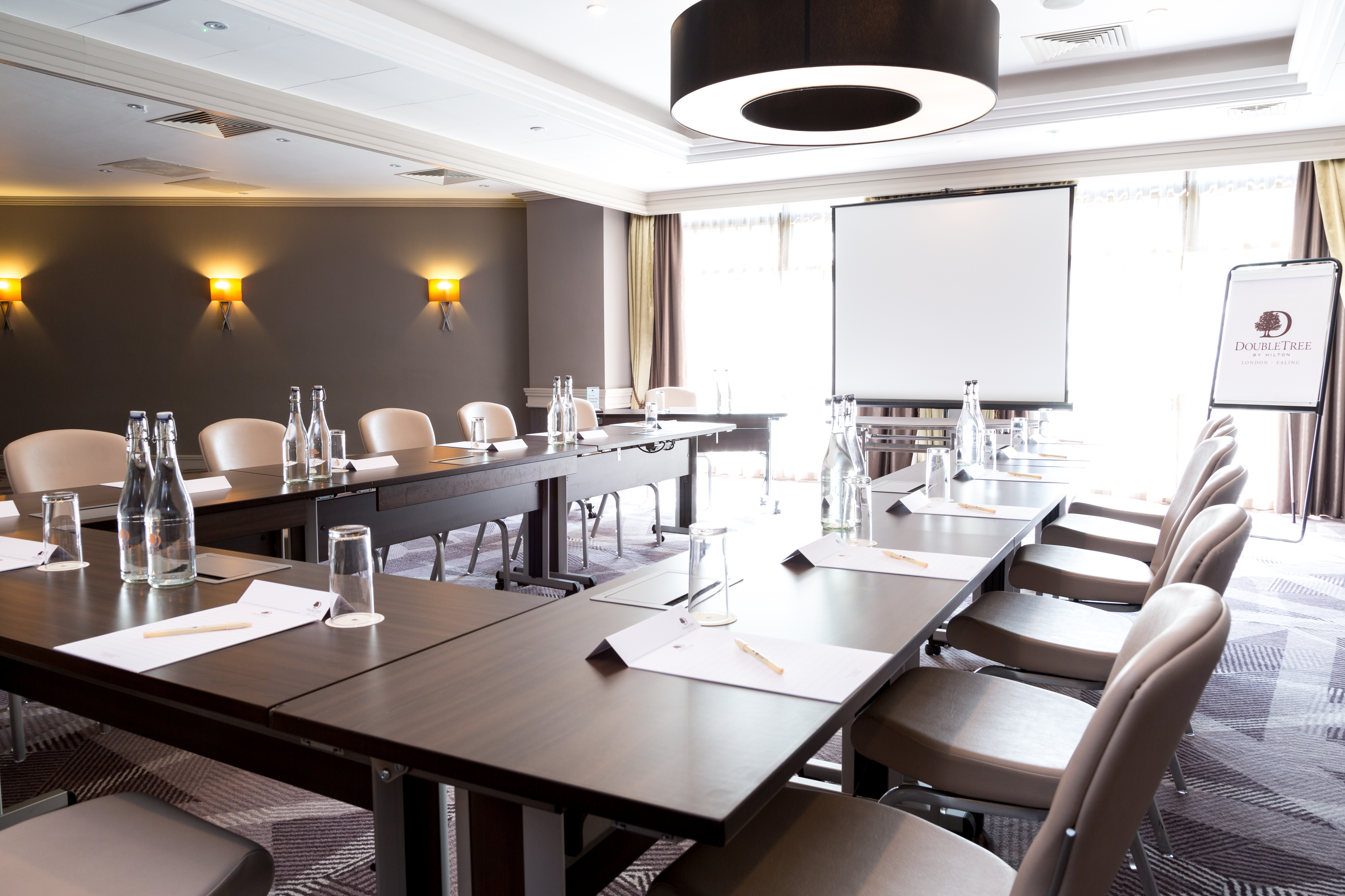Byron Suite meeting room at DoubleTree London Ealing, ideal for corporate events and workshops. - Banner