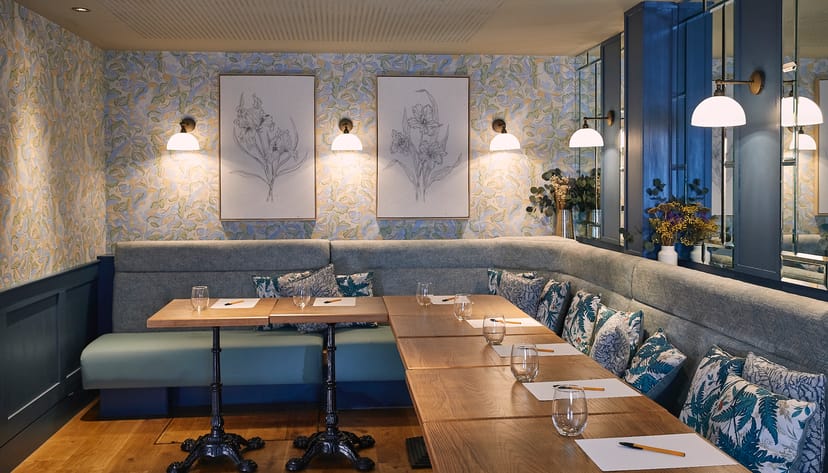 Private meeting room at Cote Brasserie, ideal for workshops and gatherings.
