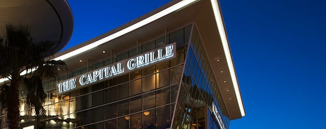 Elegant Wine Room at The Capital Grille, ideal for corporate dinners and private events.