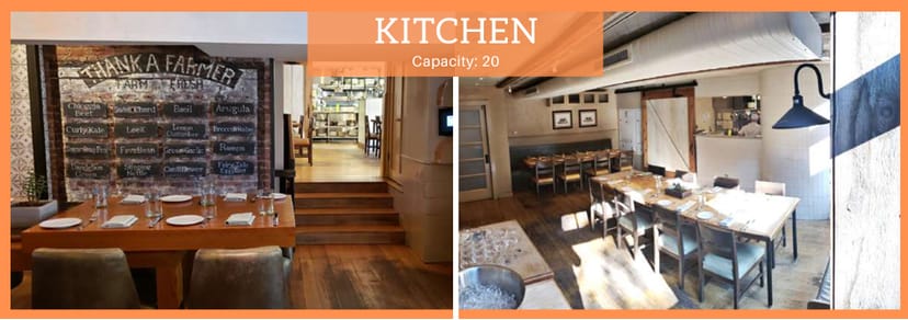 Cozy dining space in Agricola for intimate gatherings and corporate retreats.