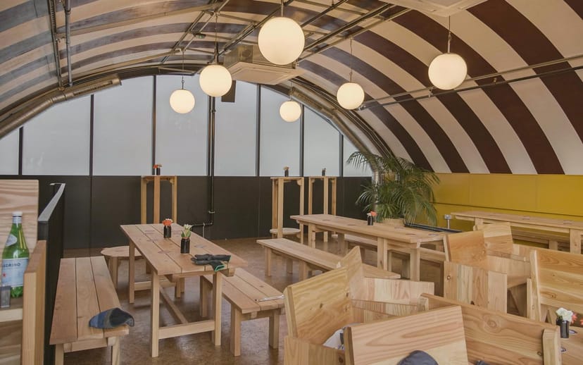 Upper Level at Locks Brewery: modern industrial event space with natural light.