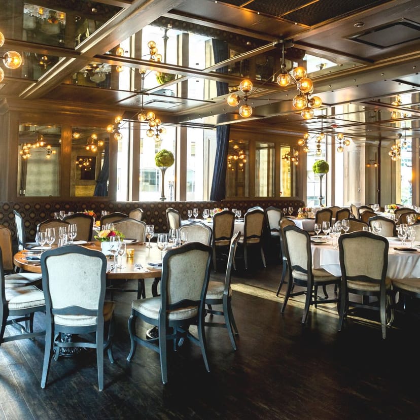 North Private Dining Room at Prime & Provisions, elegant decor for corporate events.
