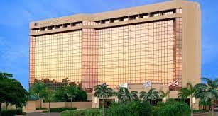 MACC EAST at DoubleTree Miami: modern glass hotel ideal for conferences and events.