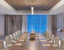 Modern Terra Ballroom at 1 Hotel South Beach, ideal for corporate meetings and events.