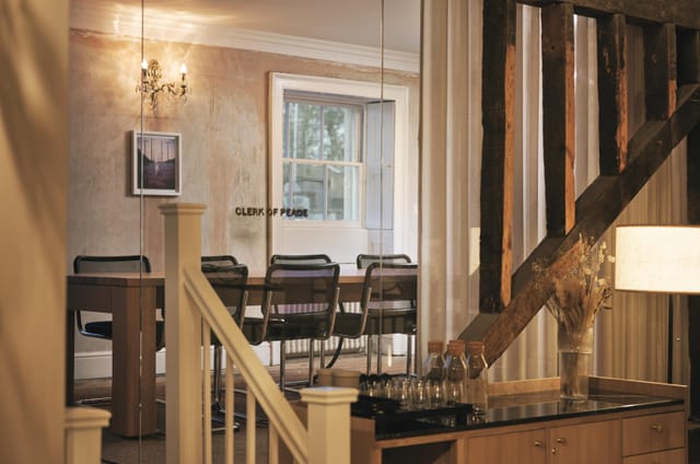 Clerk of Peace meeting space with rustic charm, ideal for events and brainstorming sessions.