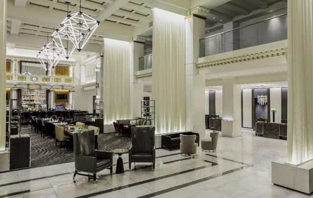 Elegant Grand Ballroom A at Boston Park Plaza, perfect for events and meetings.