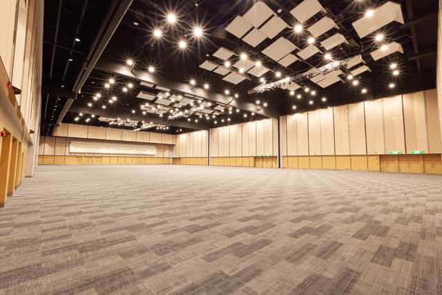Bangkok International Trade Centre event hall with modern design, ideal for conferences and exhibitions.