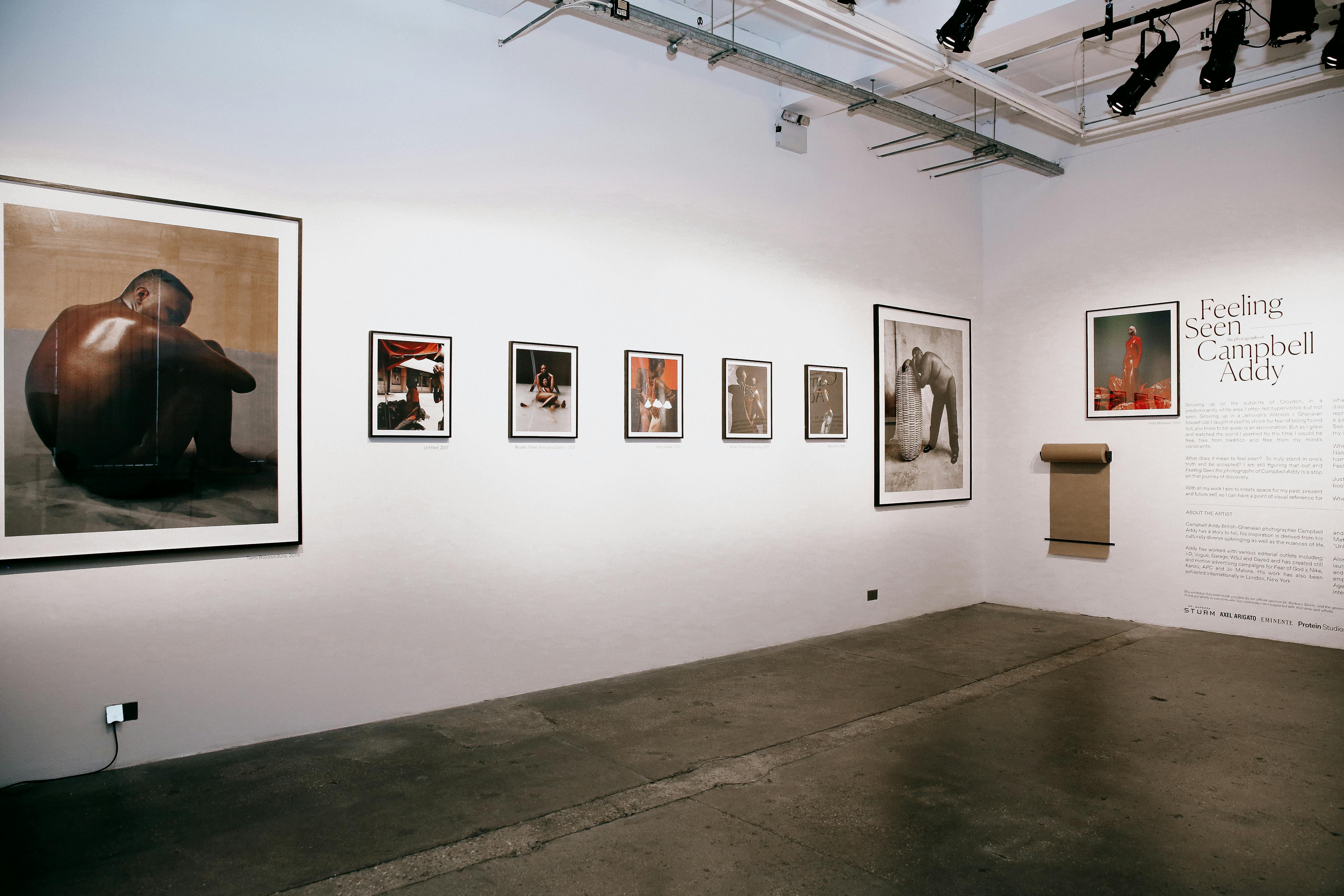 Gallery space in Protein Studios, ideal for art exhibitions and networking events.