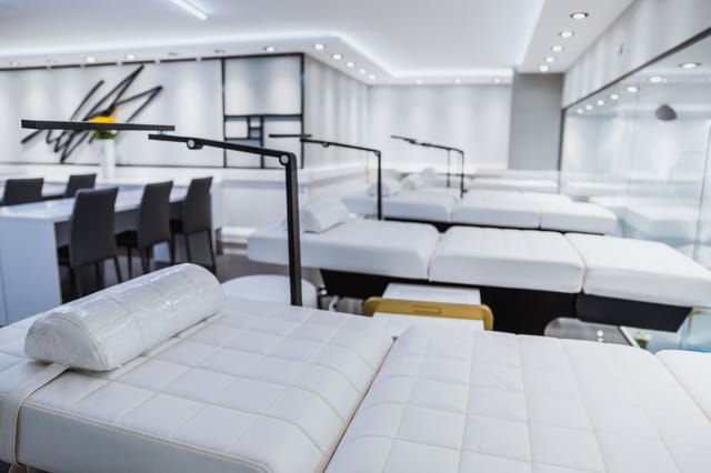 Modern event space at Phi Academy, ideal for wellness retreats and corporate relaxation.