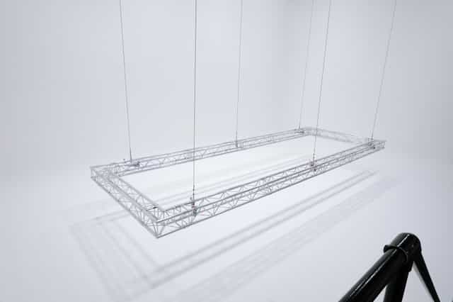 Infinity Stage truss system at Sugar Studios, ideal for event production and lighting setup.