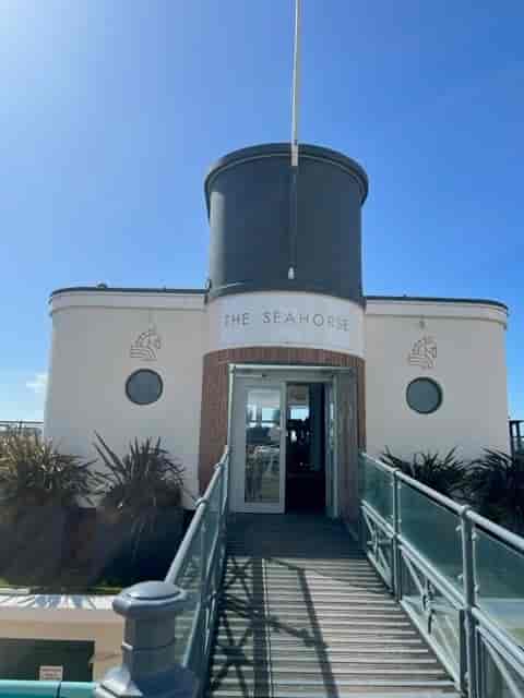 Stylish coastal venue, The Seahorse, ideal for corporate events and social gatherings.