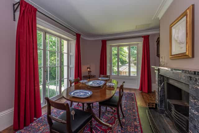 Charming meeting space in Turner's House with elegant decor for intimate gatherings.