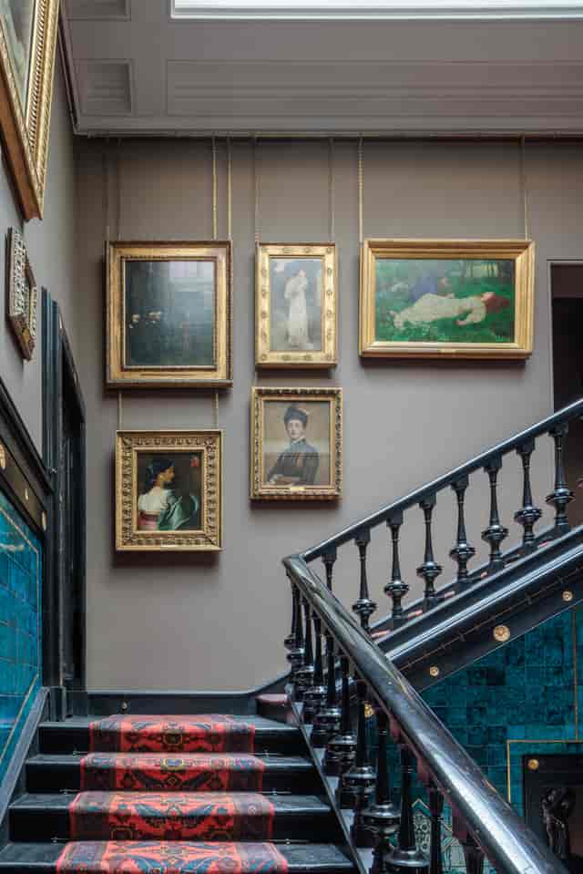 Elegant gallery wall at Leighton House, perfect for intimate events and networking.