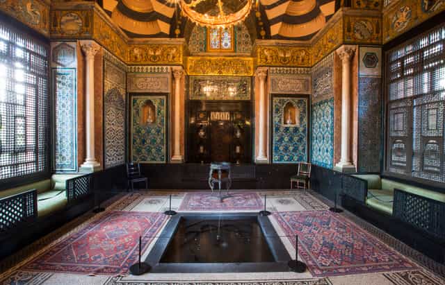 Opulent Leighton House venue with intricate decor, ideal for events and gatherings.
