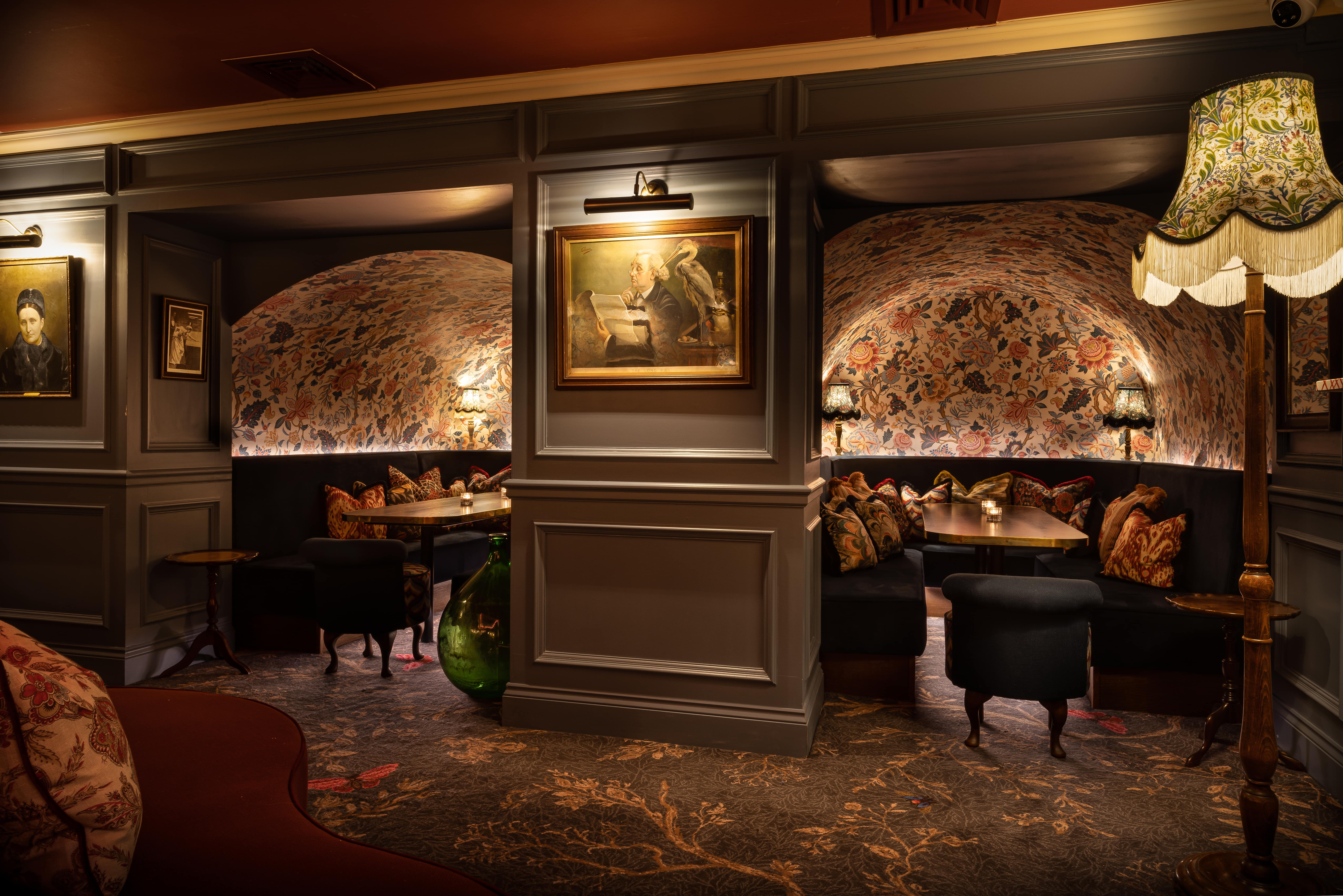 Cozy meeting space at Mr Fogg's Apothecary, ideal for exclusive events and gatherings. - Banner