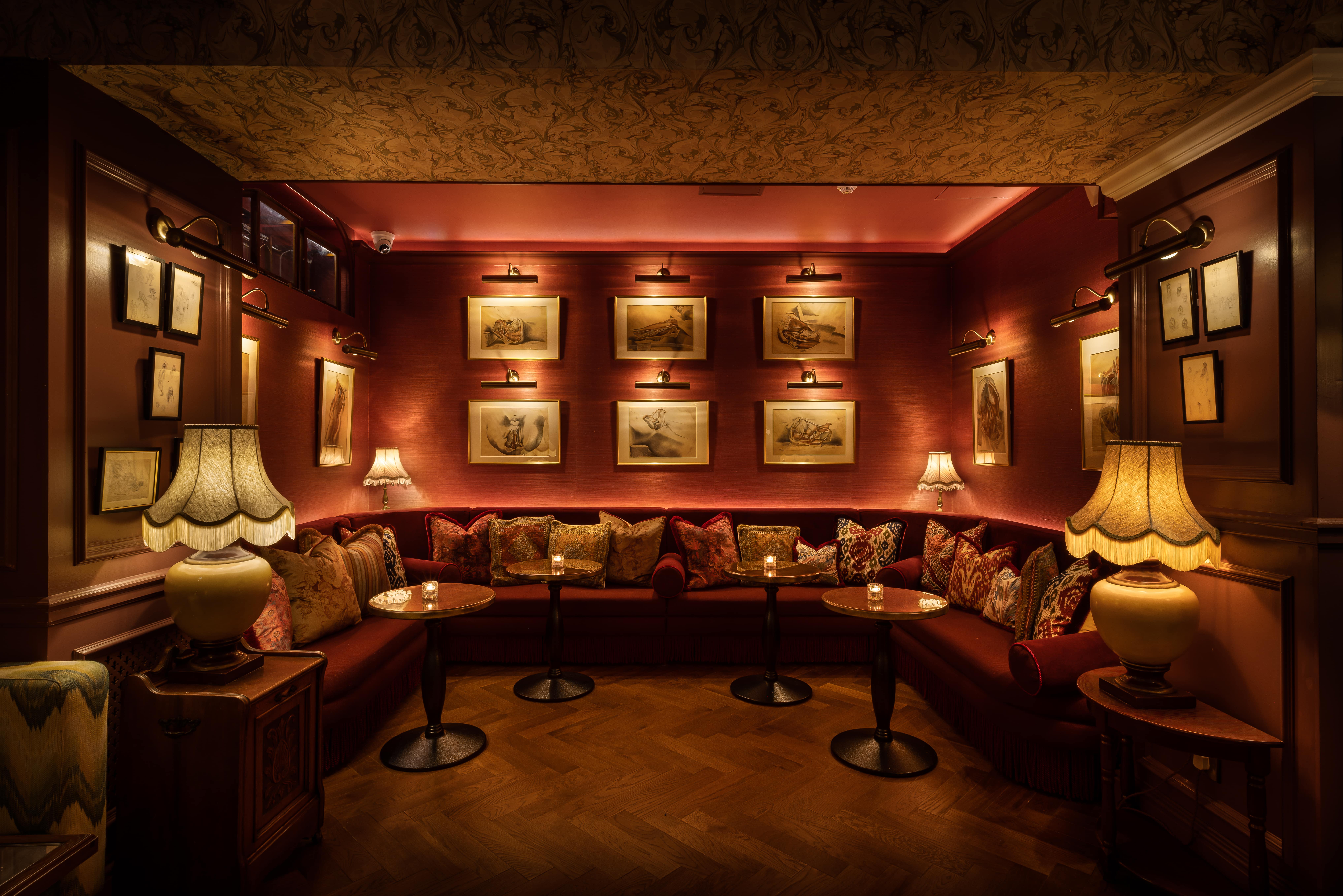 Sophisticated lounge at Mr Fogg's Apothecary, ideal for networking events and meetings. - Banner