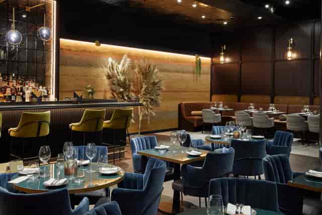 Sophisticated dining venue in Charlotte Street, ideal for upscale events and receptions.