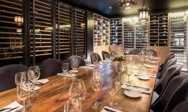 Elegant wine room in Piccadilly, ideal for corporate meetings and exclusive events.