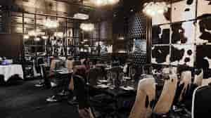 Stylish dining space in Andes Room, Piccadilly, perfect for corporate dinners and gatherings.