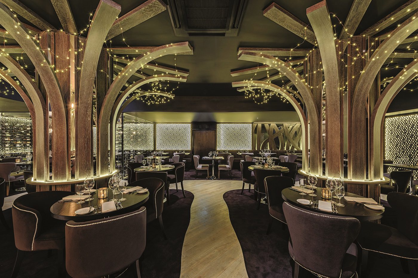 Sophisticated dining venue in Edinburgh with elegant decor for upscale events.