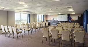 Elegant meeting space at Carlisle Racecourse for corporate events and workshops.