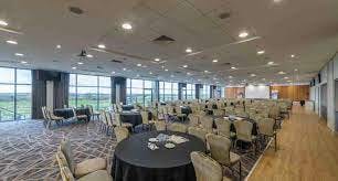 Carlisle Racecourse event space with strategic seating and inviting ambiance for networking.
