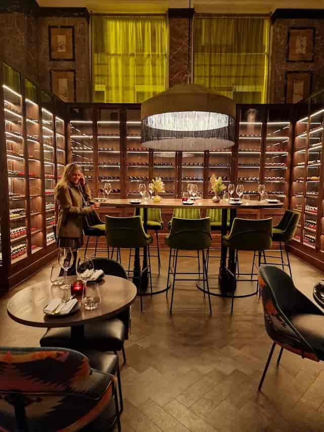 Elegant wine cellar bar in Liverpool, perfect for intimate gatherings and wine tastings.