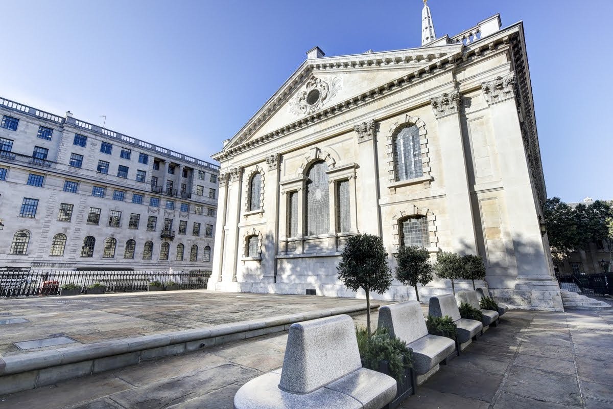 St Martin-in-the-Fields Courtyard, elegant venue for corporate events and gatherings.