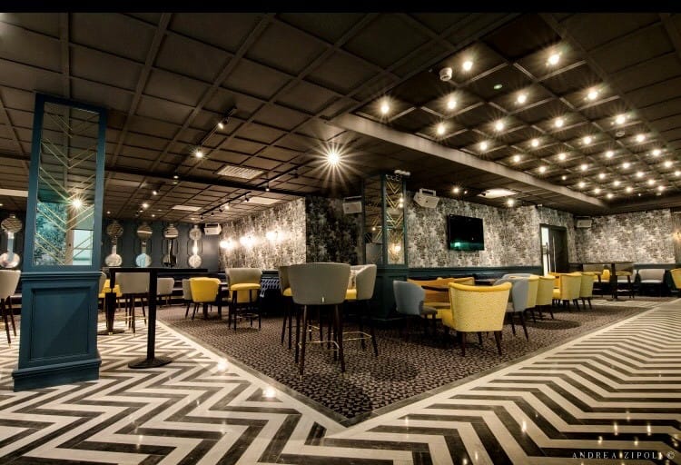 Iveagh Suite event space with modern decor, perfect for networking and social functions.