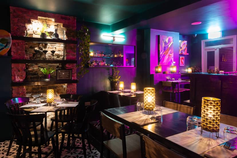 Stylish Studio 57 at Kix Bar + Kitchen, ideal for intimate gatherings and corporate events.