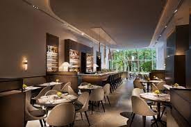 Elegant 2nd Floor Private Room at AbyA for intimate meetings and events.