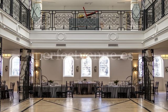 Elegant 2nd Floor Private Room at AbyA, perfect for weddings and corporate events.