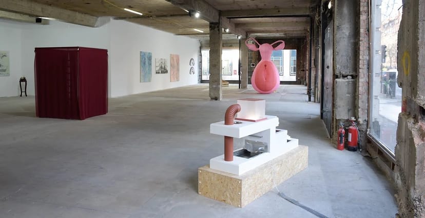 Spacious industrial venue at The Bomb Factory for creative events and exhibitions.