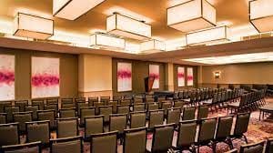 Conference room at The Westin New York, elegant decor for meetings and workshops.