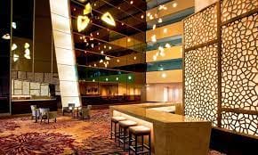 Modern event space at The Westin New York, ideal for networking and cocktail receptions.