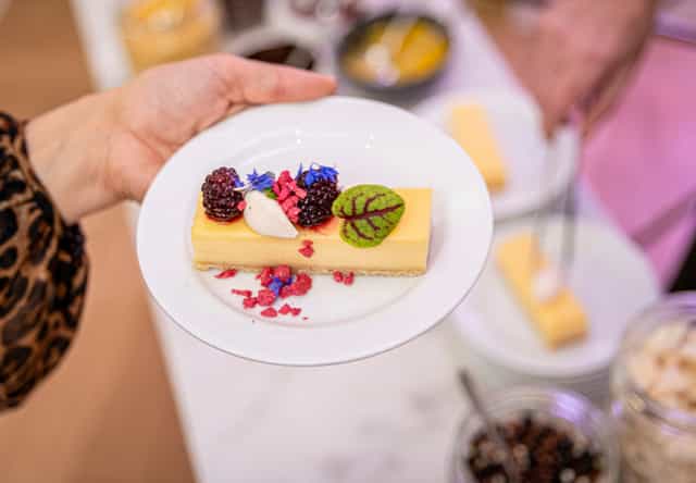 SHAPE Room dessert, elegant catering event