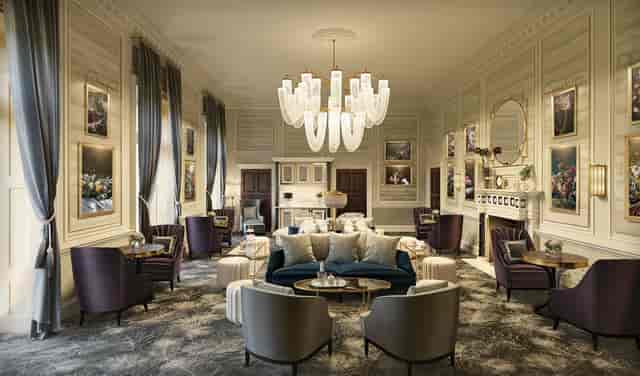 Elegant wine cellar meeting space at The Langley, ideal for luxury events and networking.