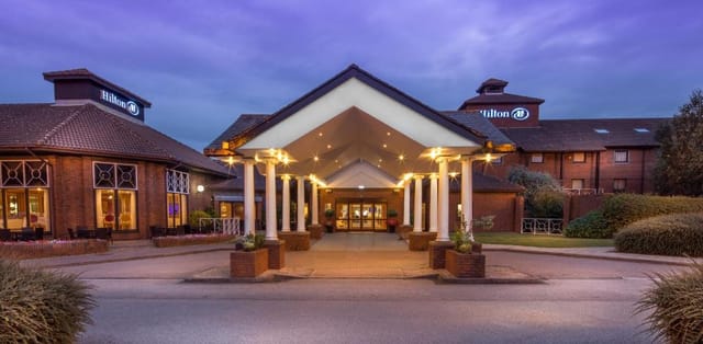 Dales Suite entrance at Hilton East Midlands Airport, perfect for corporate events.