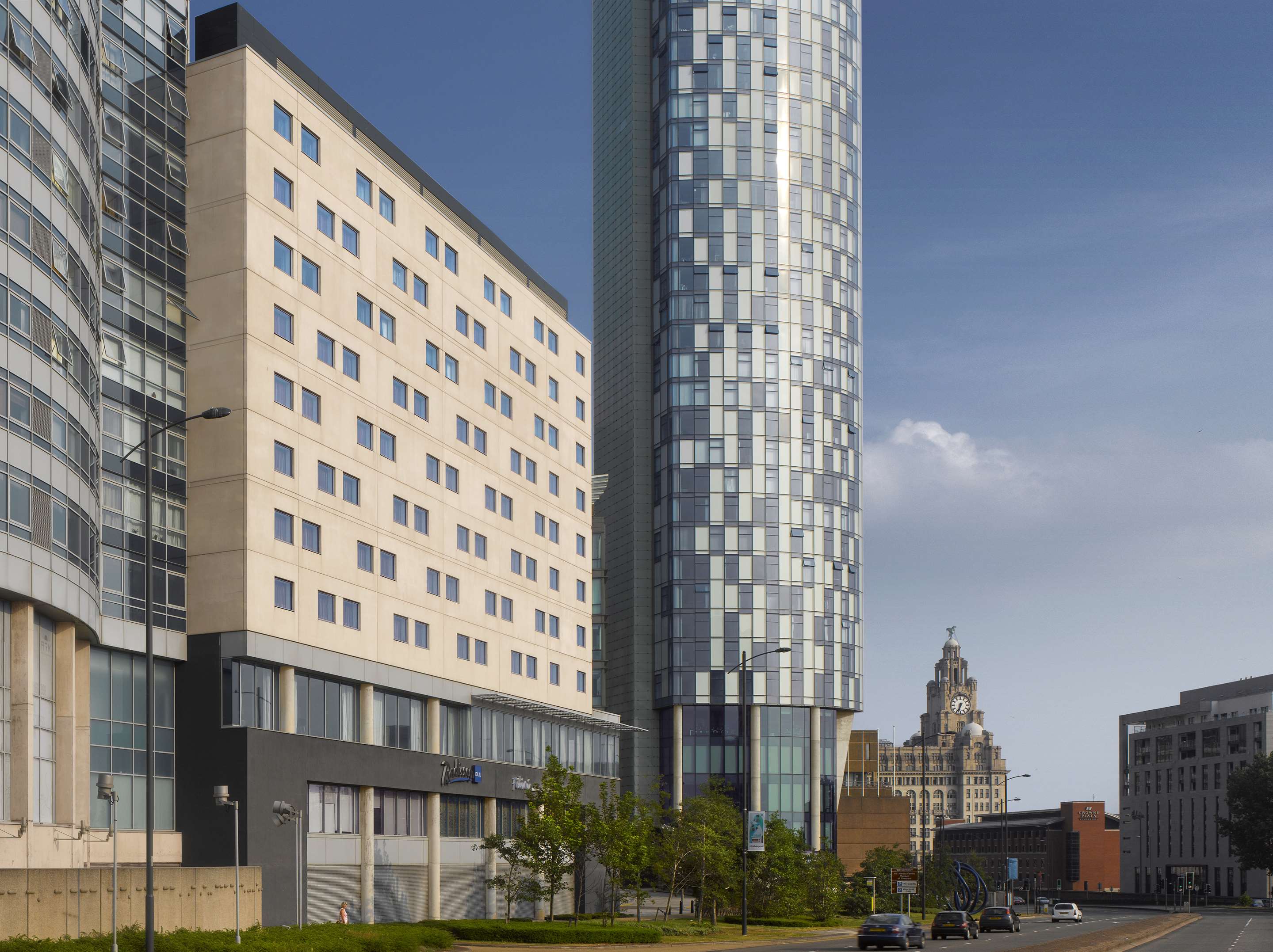 Radisson Blu Hotel Liverpool, modern conference center with sleek architecture for events.